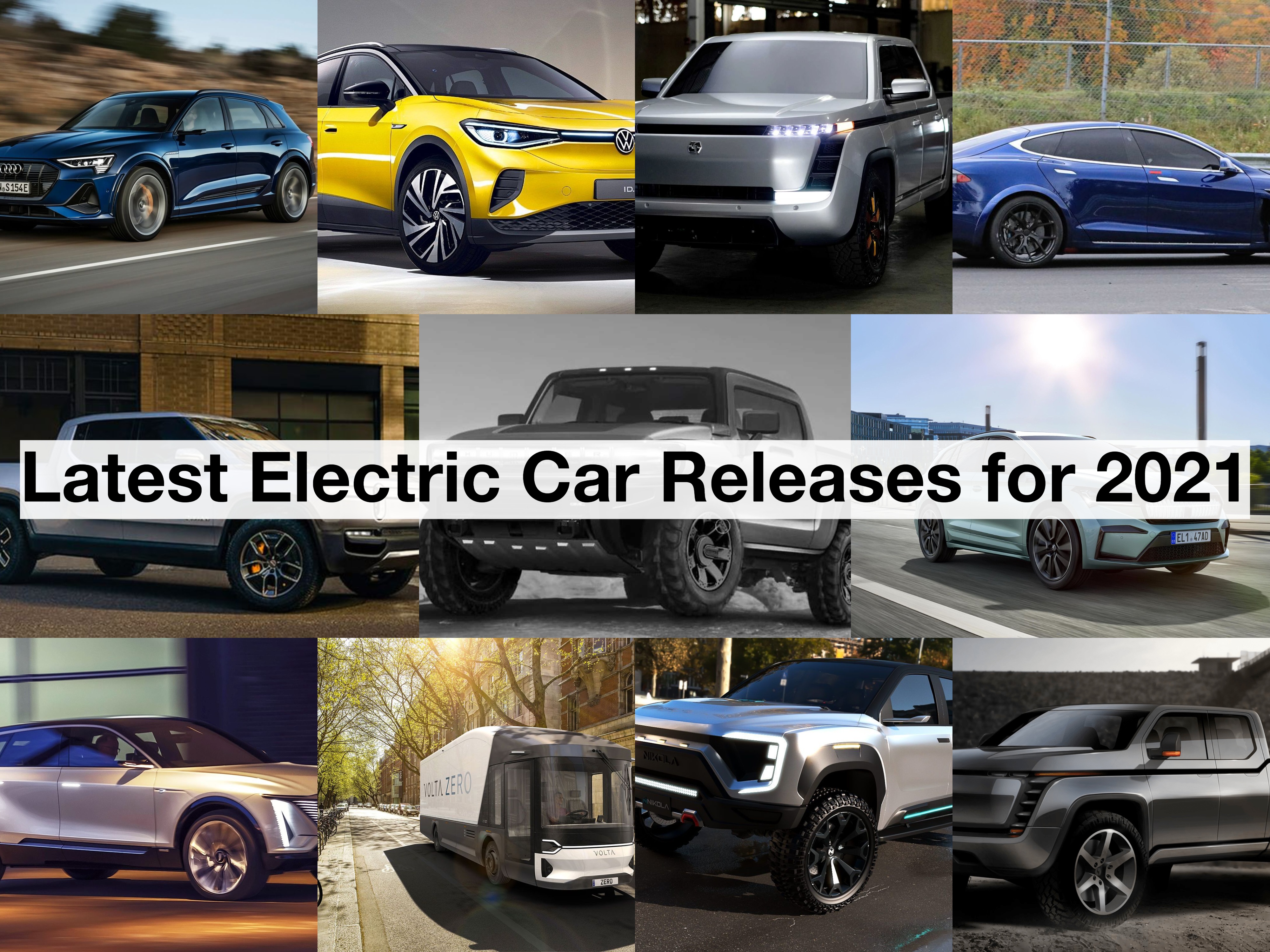 Latest Electric Car Releases for 2021 | EVXPLORE