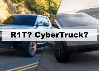 Rivian R1T Electric vs Tesla Cybertruck Competition
